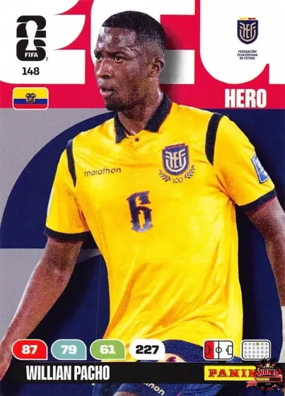 148 Willian Pacho Panini Adrenalyn XL World Cup 2026 2026 148 Willian Pacho Panini Adrenalyn XL World Cup 2026 2026