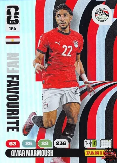 154 Omar Marmoush Panini Adrenalyn XL World Cup 2026 2026 154 Omar Marmoush Panini Adrenalyn XL World Cup 2026 2026