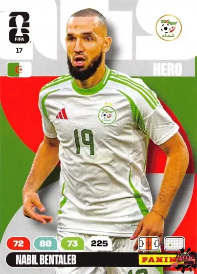 17 Nabil Bentaleb Panini Adrenalyn XL World Cup 2026 2026 17 Nabil Bentaleb Panini Adrenalyn XL World Cup 2026 2026