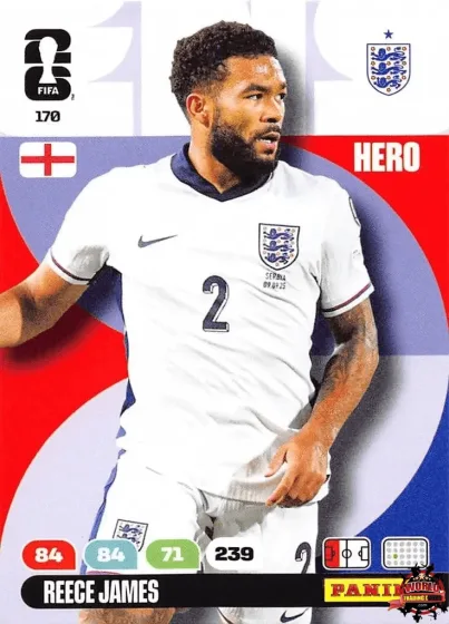 170 Reece James Panini Adrenalyn XL World Cup 2026 2026 170 Reece James Panini Adrenalyn XL World Cup 2026 2026