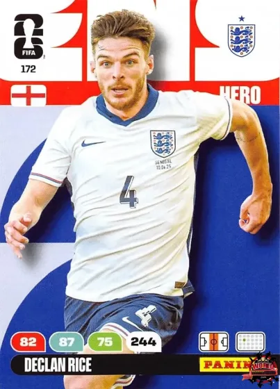 172 Declan Rice Panini Adrenalyn XL World Cup 2026 2026 172 Declan Rice Panini Adrenalyn XL World Cup 2026 2026