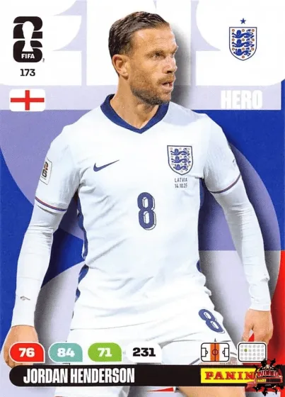 173 Jordan Henderson Panini Adrenalyn XL World Cup 2026 2026 173 Jordan Henderson Panini Adrenalyn XL World Cup 2026 2026