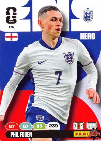 174 Phil Foden Panini Adrenalyn XL World Cup 2026 2026 174 Phil Foden Panini Adrenalyn XL World Cup 2026 2026