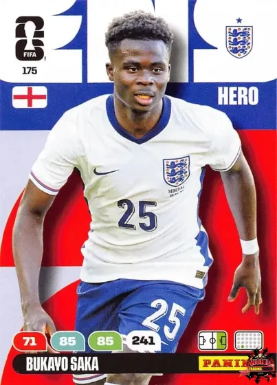175 Bukayo Saka Panini Adrenalyn XL World Cup 2026 2026 175 Bukayo Saka Panini Adrenalyn XL World Cup 2026 2026