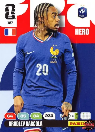 187 Bradley Barcola Panini Adrenalyn XL World Cup 2026 2026 187 Bradley Barcola Panini Adrenalyn XL World Cup 2026 2026
