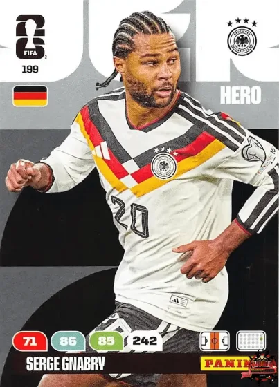 199 Serge Gnabry Panini Adrenalyn XL World Cup 2026 2026 199 Serge Gnabry Panini Adrenalyn XL World Cup 2026 2026