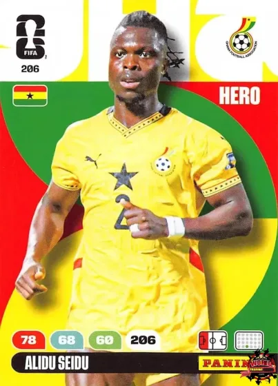 206 Alidu Seidu Panini Adrenalyn XL World Cup 2026 2026 206 Alidu Seidu Panini Adrenalyn XL World Cup 2026 2026