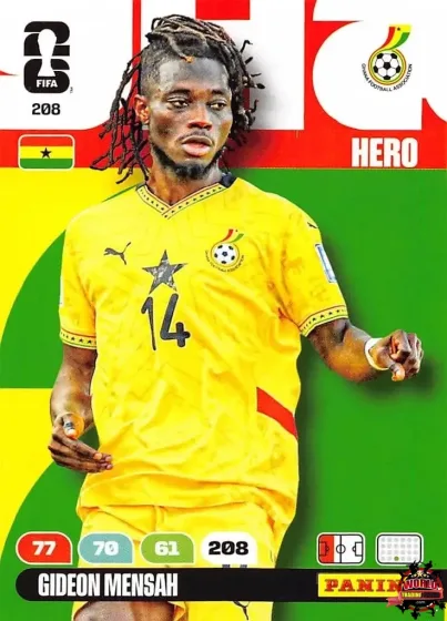 208 Gideon Mensah Panini Adrenalyn XL World Cup 2026 2026 208 Gideon Mensah Panini Adrenalyn XL World Cup 2026 2026