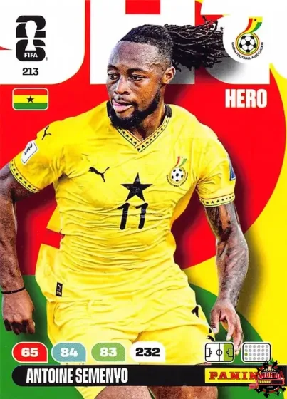 213 Antoine Semenyo Panini Adrenalyn XL World Cup 2026 2026 213 Antoine Semenyo Panini Adrenalyn XL World Cup 2026 2026