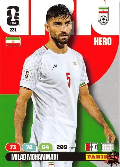 231 Milad Mohammadi Panini Adrenalyn XL World Cup 2026 2026 231 Milad Mohammadi Panini Adrenalyn XL World Cup 2026 2026