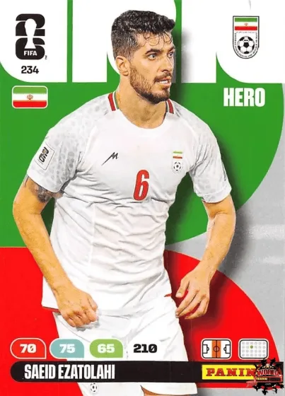 234 Saeid Ezatolahi Panini Adrenalyn XL World Cup 2026 2026 234 Saeid Ezatolahi Panini Adrenalyn XL World Cup 2026 2026