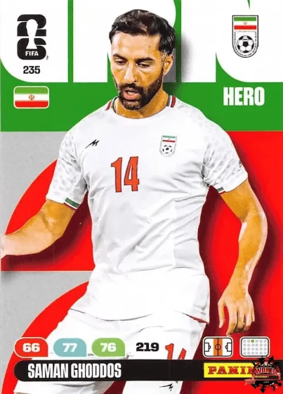 235 Saman Ghoddos Panini Adrenalyn XL World Cup 2026 2026 235 Saman Ghoddos Panini Adrenalyn XL World Cup 2026 2026