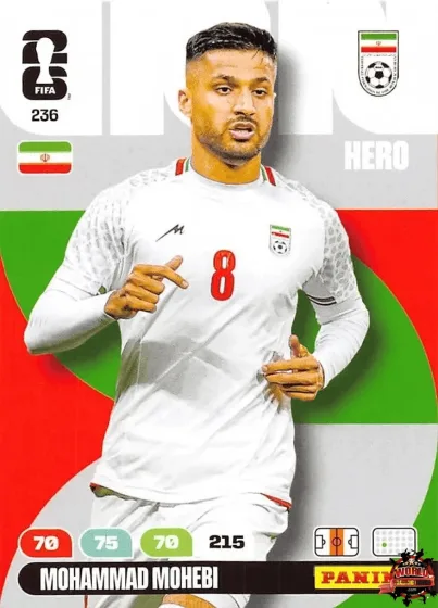 236 Mohammad Mohebi Panini Adrenalyn XL World Cup 2026 2026 236 Mohammad Mohebi Panini Adrenalyn XL World Cup 2026 2026