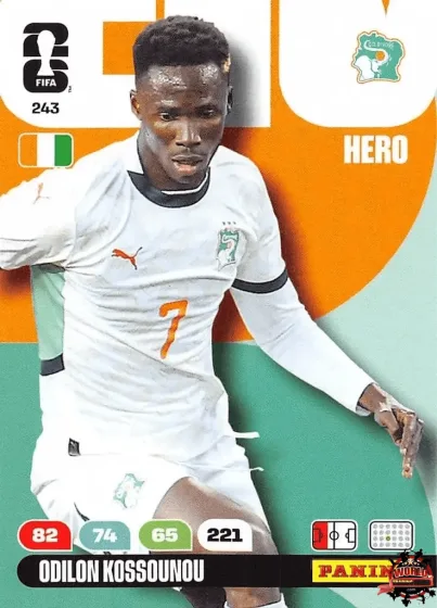 243 Odilon Kossounou Panini Adrenalyn XL World Cup 2026 2026 243 Odilon Kossounou Panini Adrenalyn XL World Cup 2026 2026