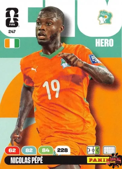 247 Nicolas Pépé Panini Adrenalyn XL World Cup 2026 2026 247 Nicolas Pépé Panini Adrenalyn XL World Cup 2026 2026
