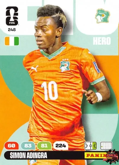 248 Simon Adingra Panini Adrenalyn XL World Cup 2026 2026 248 Simon Adingra Panini Adrenalyn XL World Cup 2026 2026