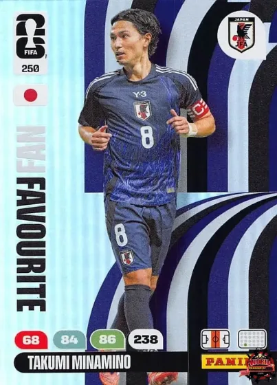 250 Takumi Minamino Panini Adrenalyn XL World Cup 2026 2026 250 Takumi Minamino Panini Adrenalyn XL World Cup 2026 2026