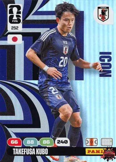 252 Takefusa Kubo Panini Adrenalyn XL World Cup 2026 2026 252 Takefusa Kubo Panini Adrenalyn XL World Cup 2026 2026