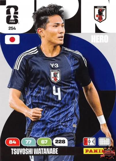 254 Tsuyoshi Watanabe Panini Adrenalyn XL World Cup 2026 2026 254 Tsuyoshi Watanabe Panini Adrenalyn XL World Cup 2026 2026