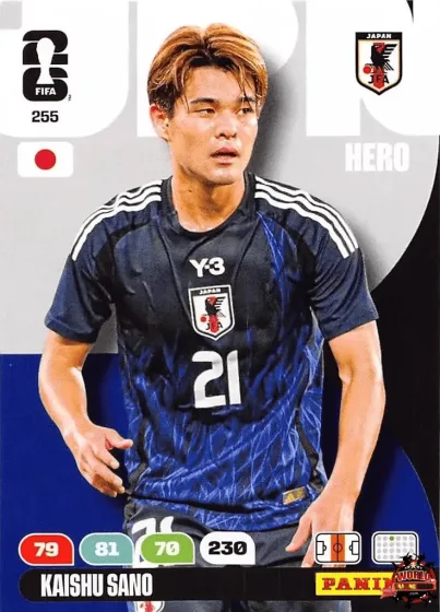 255 Kaishu Sano Panini Adrenalyn XL World Cup 2026 2026 255 Kaishu Sano Panini Adrenalyn XL World Cup 2026 2026
