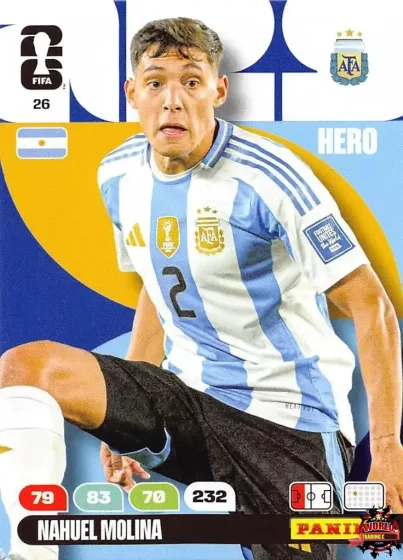 26 Nahuel Molina Panini Adrenalyn XL World Cup 2026 2026 26 Nahuel Molina Panini Adrenalyn XL World Cup 2026 2026
