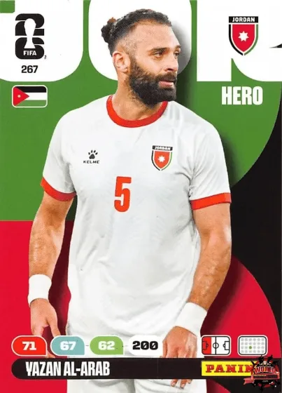 267 Yazan Al-Arab Panini Adrenalyn XL World Cup 2026 2026 267 Yazan Al-Arab Panini Adrenalyn XL World Cup 2026 2026
