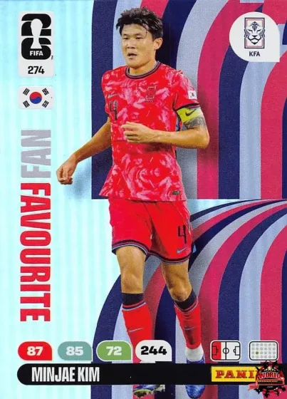 274 Minjae Kim Panini Adrenalyn XL World Cup 2026 2026 274 Minjae Kim Panini Adrenalyn XL World Cup 2026 2026