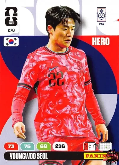 278 Youngwoo Seol Panini Adrenalyn XL World Cup 2026 2026 278 Youngwoo Seol Panini Adrenalyn XL World Cup 2026 2026