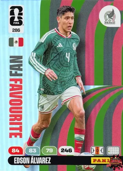 286 Edson Álvarez Panini Adrenalyn XL World Cup 2026 2026 286 Edson Álvarez Panini Adrenalyn XL World Cup 2026 2026