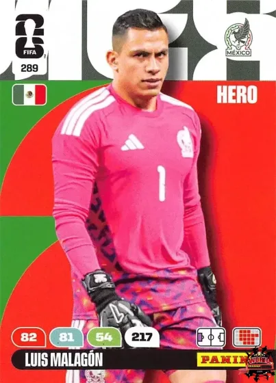 289 Luis Malagón Panini Adrenalyn XL World Cup 2026 2026 289 Luis Malagón Panini Adrenalyn XL World Cup 2026 2026
