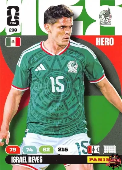 290 Israel Reyes Panini Adrenalyn XL World Cup 2026 2026 290 Israel Reyes Panini Adrenalyn XL World Cup 2026 2026
