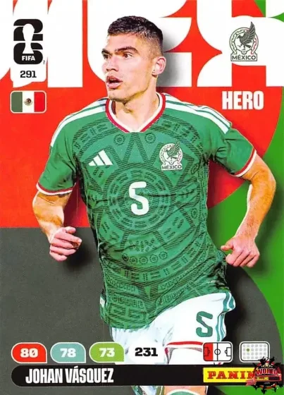 291 Johan Vásquez Panini Adrenalyn XL World Cup 2026 2026 291 Johan Vásquez Panini Adrenalyn XL World Cup 2026 2026