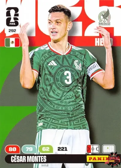 292 César Montes Panini Adrenalyn XL World Cup 2026 2026 292 César Montes Panini Adrenalyn XL World Cup 2026 2026