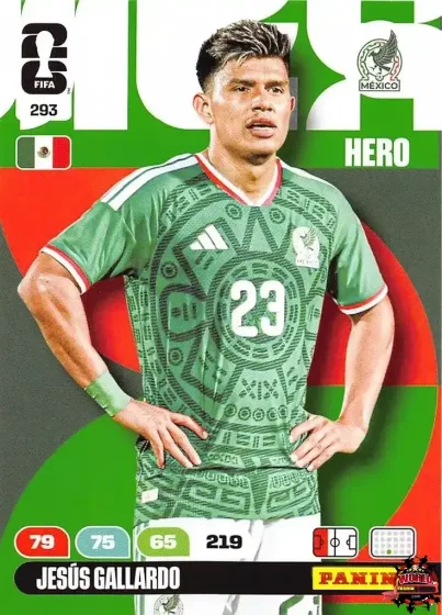293 Jesús Gallardo Panini Adrenalyn XL World Cup 2026 2026 293 Jesús Gallardo Panini Adrenalyn XL World Cup 2026 2026