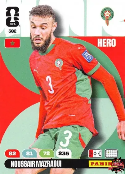 302 Noussair Mazraoui Panini Adrenalyn XL World Cup 2026 2026 302 Noussair Mazraoui Panini Adrenalyn XL World Cup 2026 2026