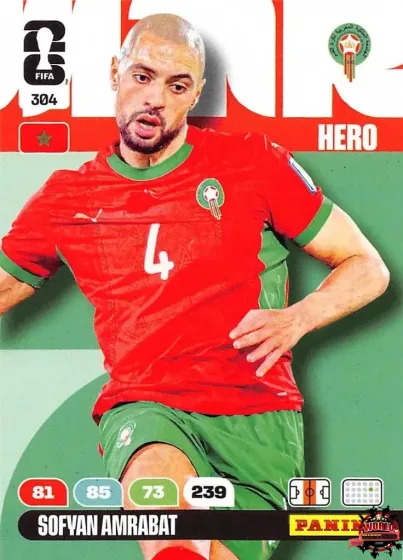 304 Sofyan Amrabat Panini Adrenalyn XL World Cup 2026 2026 304 Sofyan Amrabat Panini Adrenalyn XL World Cup 2026 2026