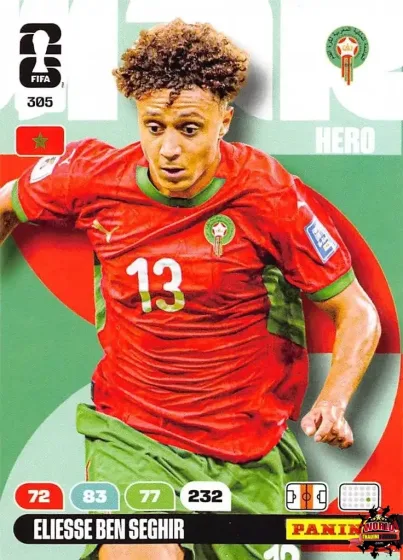 305 Eliesse Ben Seghir Panini Adrenalyn XL World Cup 2026 2026 305 Eliesse Ben Seghir Panini Adrenalyn XL World Cup 2026 2026