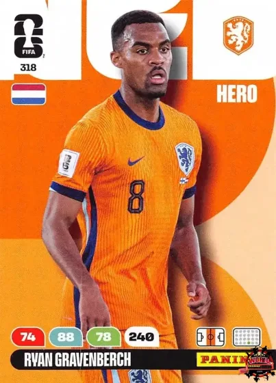 318 Ryan Gravenberch Panini Adrenalyn XL World Cup 2026 2026 318 Ryan Gravenberch Panini Adrenalyn XL World Cup 2026 2026