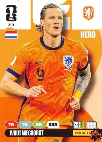 321 Wout Weghorst Panini Adrenalyn XL World Cup 2026 2026 321 Wout Weghorst Panini Adrenalyn XL World Cup 2026 2026