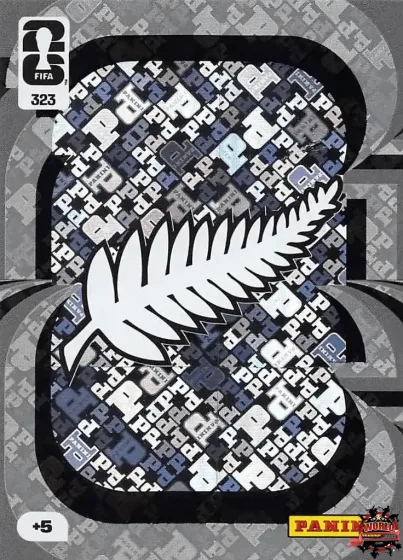 323 Нова Зеландія — емблема Panini Adrenalyn XL World Cup 2026 2026 323 Нова Зеландія — емблема Panini Adrenalyn XL World Cup 2026 2026