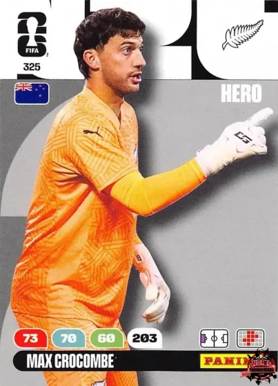 325 Max Crocombe Panini Adrenalyn XL World Cup 2026 2026 325 Max Crocombe Panini Adrenalyn XL World Cup 2026 2026