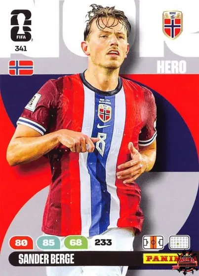 341 Sander Berge Panini Adrenalyn XL World Cup 2026 2026 341 Sander Berge Panini Adrenalyn XL World Cup 2026 2026