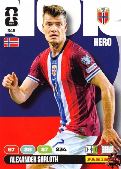 345 Alexander Sørloth Panini Adrenalyn XL World Cup 2026 2026 345 Alexander Sørloth Panini Adrenalyn XL World Cup 2026 2026