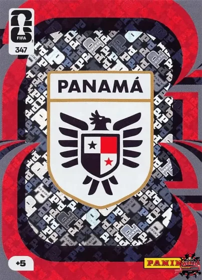 347 Панама — емблема Panini Adrenalyn XL World Cup 2026 2026 347 Панама — емблема Panini Adrenalyn XL World Cup 2026 2026