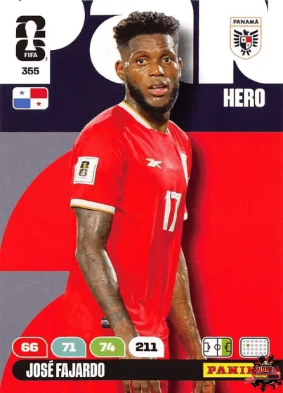 355 José Fajardo Panini Adrenalyn XL World Cup 2026 2026 355 José Fajardo Panini Adrenalyn XL World Cup 2026 2026