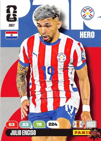 367 Julio Enciso Panini Adrenalyn XL World Cup 2026 2026 367 Julio Enciso Panini Adrenalyn XL World Cup 2026 2026