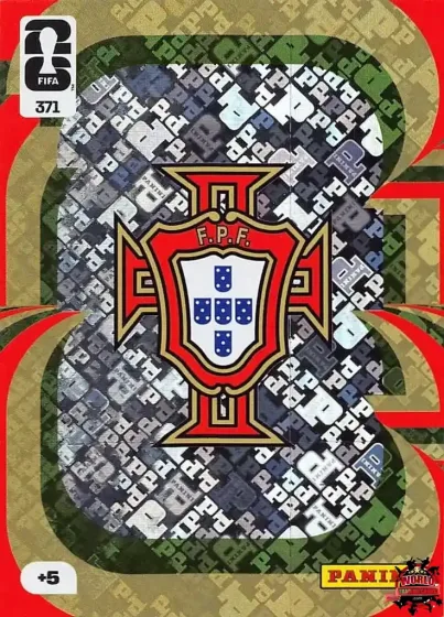 371 Португалія — емблема Panini Adrenalyn XL World Cup 2026 2026 371 Португалія — емблема Panini Adrenalyn XL World Cup 2026 2026