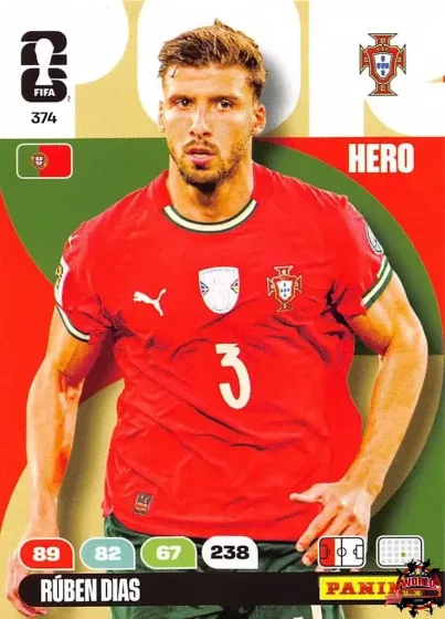 374 Rúben Dias Panini Adrenalyn XL World Cup 2026 2026 374 Rúben Dias Panini Adrenalyn XL World Cup 2026 2026