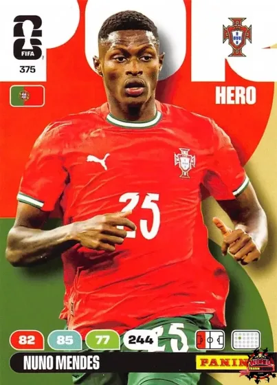 375 Nuno Mendes Panini Adrenalyn XL World Cup 2026 2026 375 Nuno Mendes Panini Adrenalyn XL World Cup 2026 2026