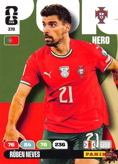 378 Rúben Neves Panini Adrenalyn XL World Cup 2026 2026 378 Rúben Neves Panini Adrenalyn XL World Cup 2026 2026
